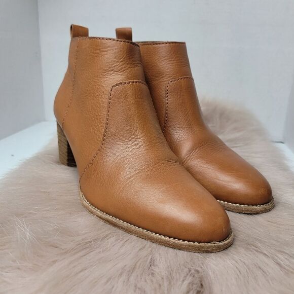 Madewell Brenner Boots in English Saddle Women's Size 7 - Picture 1 of 9